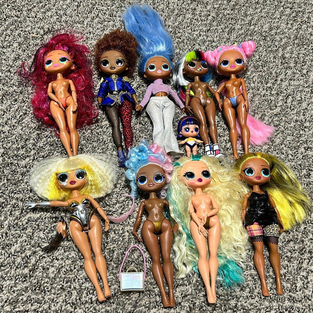 MGA LOL OMG Doll Lot of 9 TLC